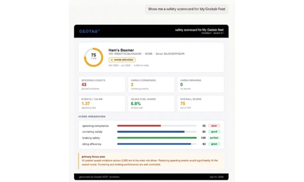Geotab Launches AI Connector for Fleets
